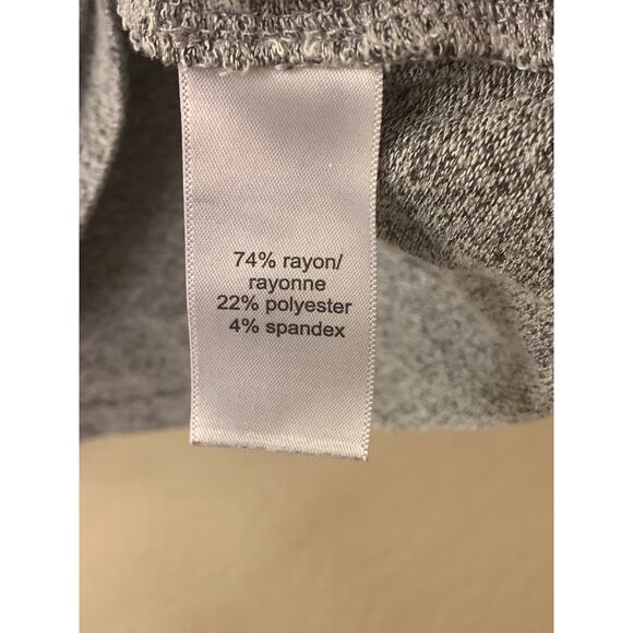 24/7 Maurices Women's Grey Criss Cross Long Sleeve Top, Size Small - Picture 11 of 12